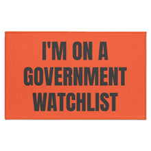 Load image into Gallery viewer, Government Watchlist Indoor Doormat