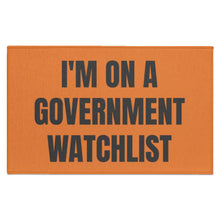 Load image into Gallery viewer, Government Watchlist Indoor Doormat