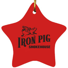 Load image into Gallery viewer, Iron Pig Star Ornament