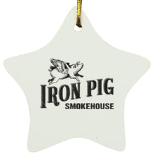 Load image into Gallery viewer, Iron Pig Star Ornament