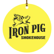 Load image into Gallery viewer, Iron Pig Circle Ornament