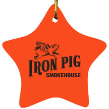 Load image into Gallery viewer, Iron Pig Star Ornament