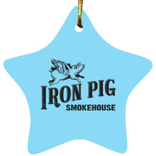 Load image into Gallery viewer, Iron Pig Star Ornament
