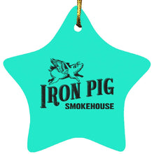 Load image into Gallery viewer, Iron Pig Star Ornament
