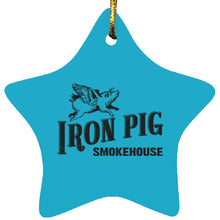 Load image into Gallery viewer, Iron Pig Star Ornament