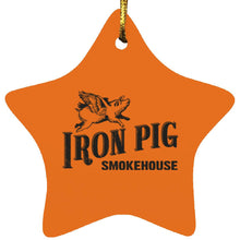 Load image into Gallery viewer, Iron Pig Star Ornament