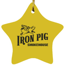 Load image into Gallery viewer, Iron Pig Star Ornament