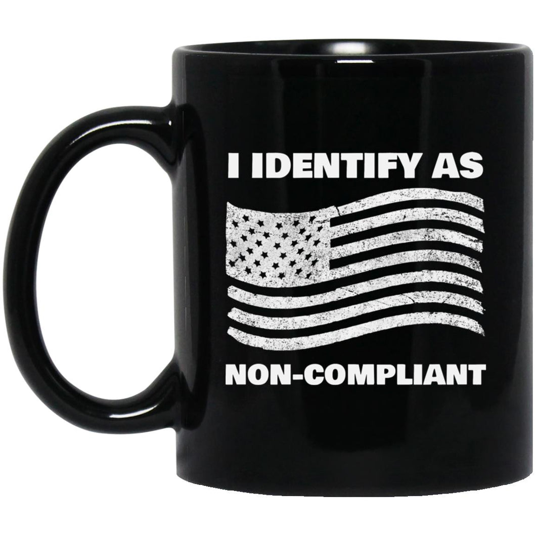 Non-Compliant 11oz Black Mug