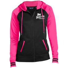 Load image into Gallery viewer, Iron Pig Ladies&#39; Sport-Wick® Full-Zip Hooded Jacket
