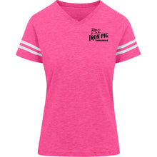 Load image into Gallery viewer, Flying Pig Womens Football Tee
