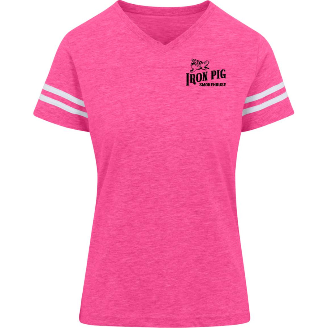 Flying Pig Womens Football Tee