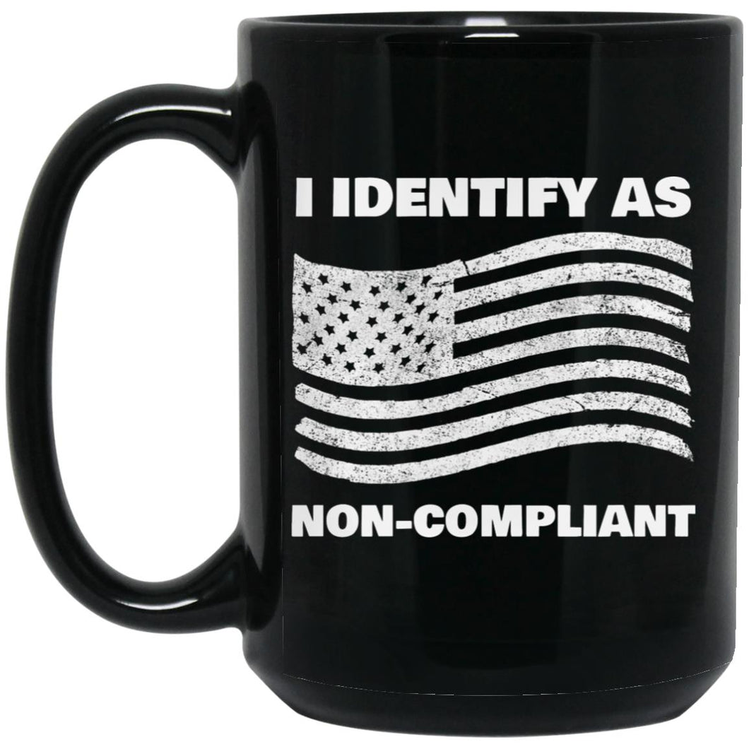 Non-Compliant 15oz Black Mug