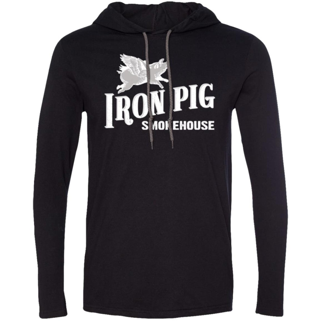 Flying Pig Gildan LS T-Shirt Hoodie