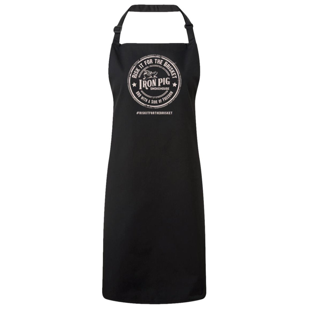 Risk it for the Brisket Sustainable Unisex Bib Apron