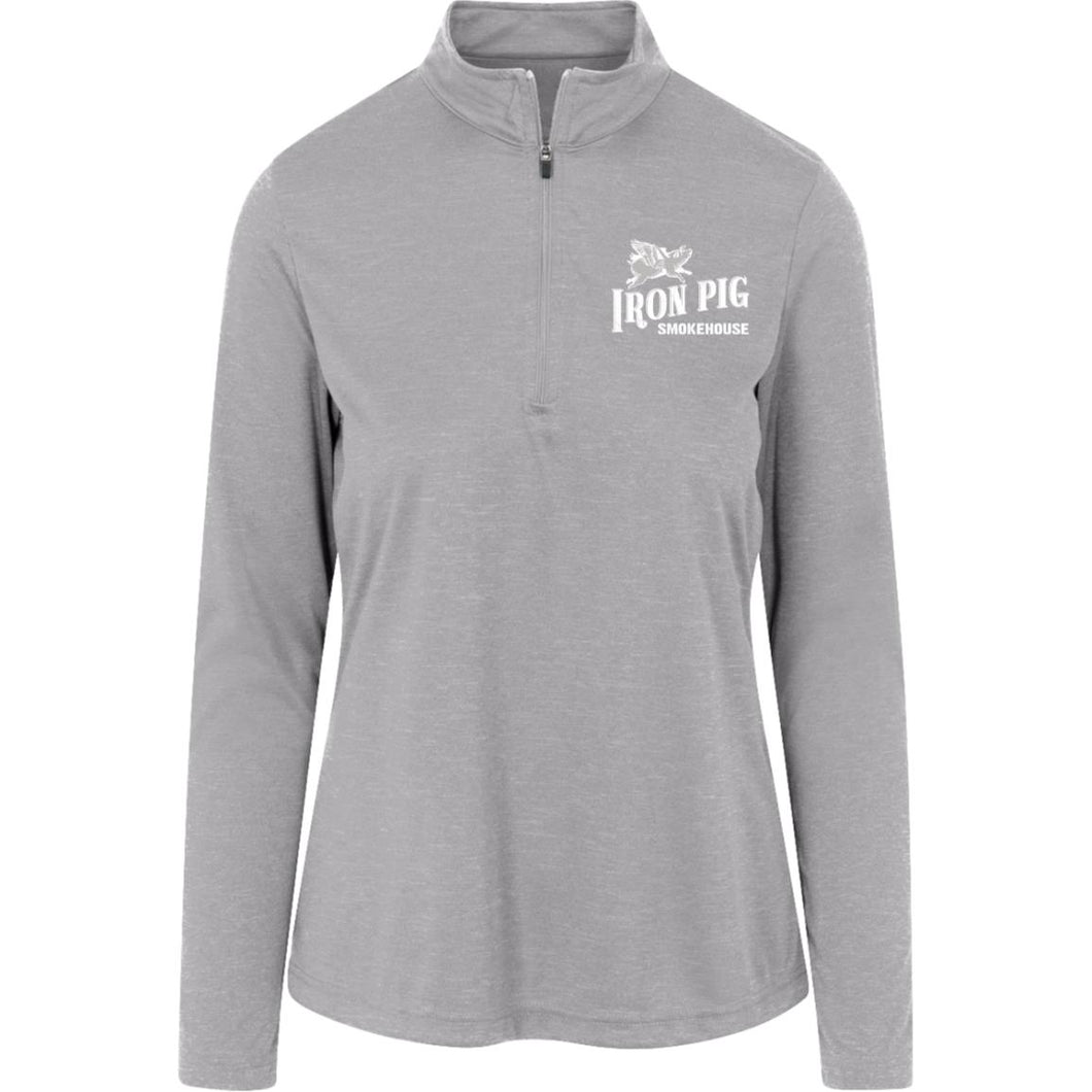 Flying Pig Team 365 Womens Heather Quarter Zip