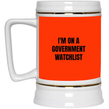 Load image into Gallery viewer, Government Watchlist Beer Stein 22oz.
