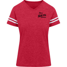 Load image into Gallery viewer, Flying Pig Womens Football Tee
