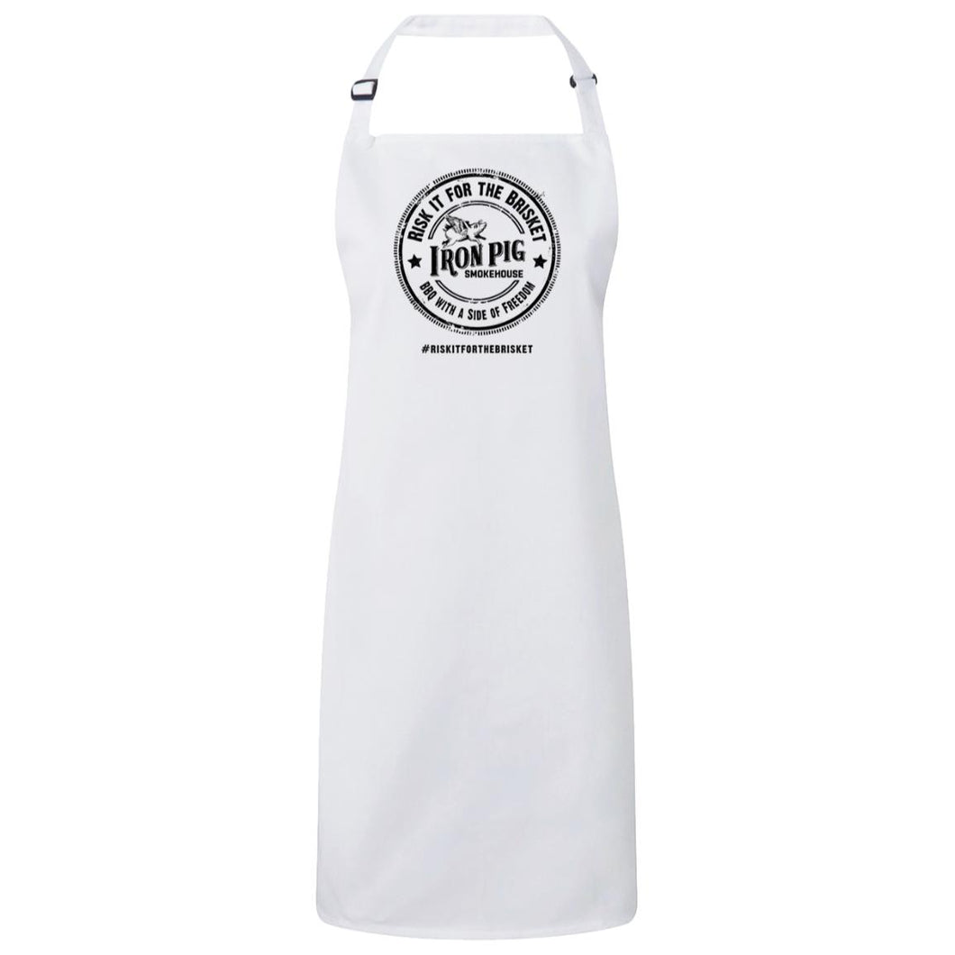 Risk it for the Brisket Sustainable Unisex Bib Apron