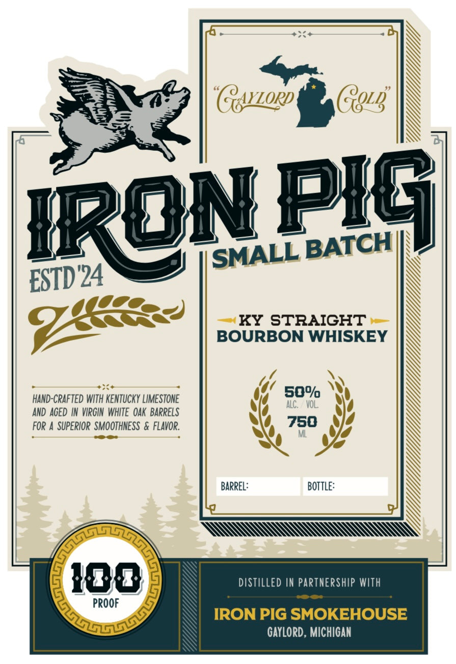 Deposit: Small Batch Iron Pig Bourbon