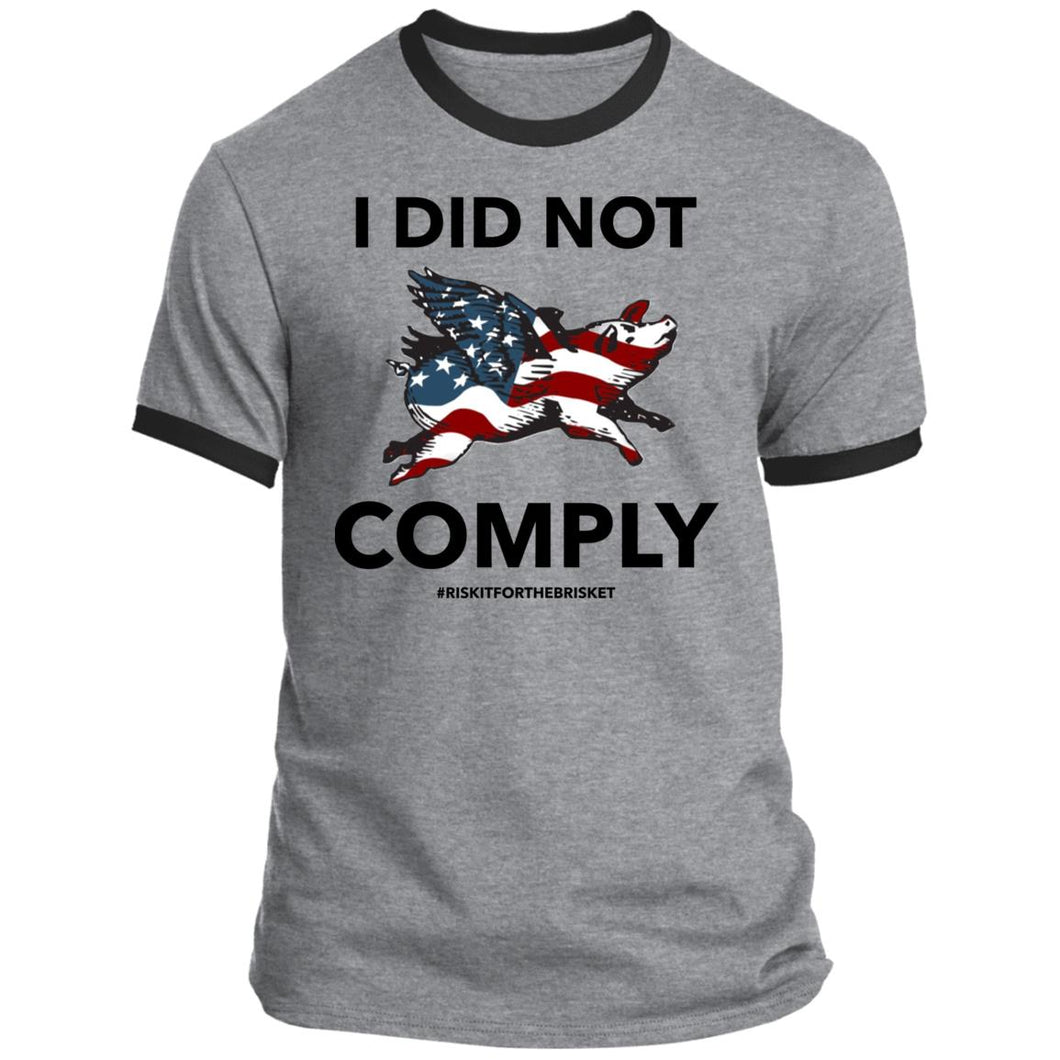 Did Not Comply Ringer Tee