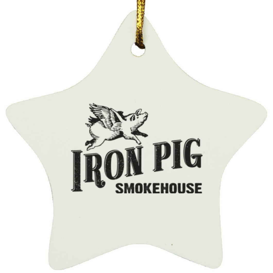 Ian Pig Star Ornament