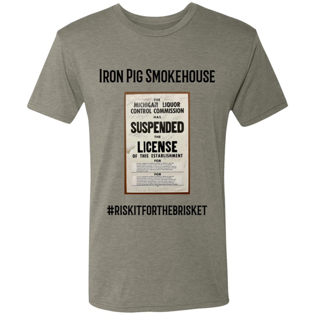 License Poster Men's Triblend T-Shirt