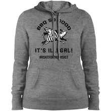 Load image into Gallery viewer, Illegal BBQ Ladies&#39; Pullover Hooded Sweatshirt
